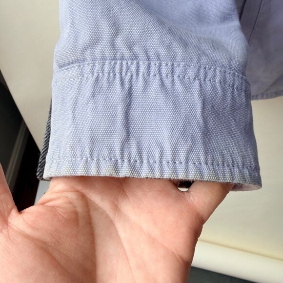 Vans x Anderson Paak Plaid Reversible Chore Jacket Men’s L/XL Purple Blue C36 - Picture 12 of 13